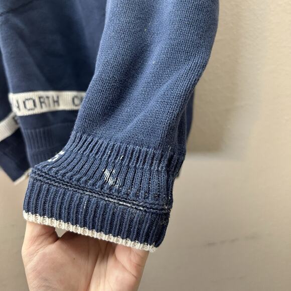 Brimwick BATTLESHIP NORTH CAROLINA BB 55 Sweater Military Nautical Navy VTG M - Picture 9 of 11